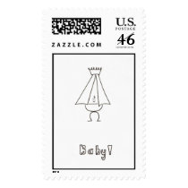 baby  (front view)  postage