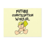 Baby Future Construction Worker Tshirts and Gifts Postcard