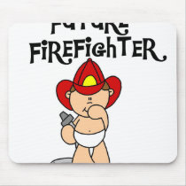 Baby Future Firefighter mousepads by toddlersplace Baby Future Firefighter mousepads
