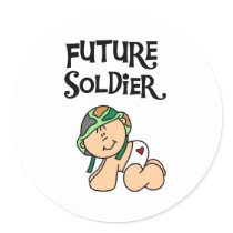 Baby Future Soldier stickers