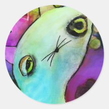 Baby Gato™ Cute Sad Glitter Eye Kitten Sticker