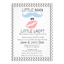 Baby Gender Reveal Invitation