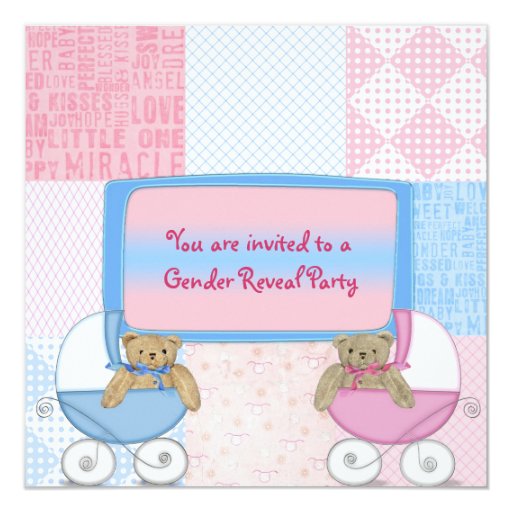 Baby Gender Reveal Party Card Zazzle