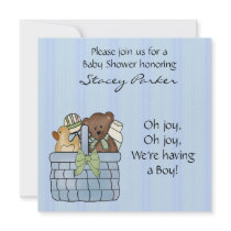 Baby Gift Basket Invitation