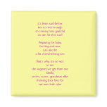 Baby Gift Thank You Magnet