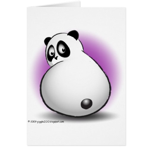 Baby gigglePanda Greeting Card