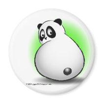 Baby gigglePanda magnets
