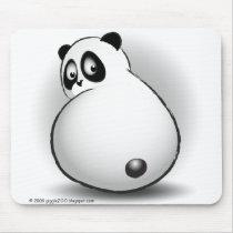 Baby gigglePanda mousepads