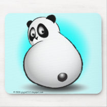 Baby gigglePanda mousepads
