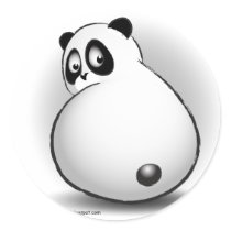 Baby gigglePanda stickers