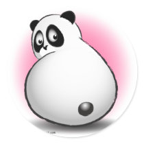 Baby gigglePanda stickers