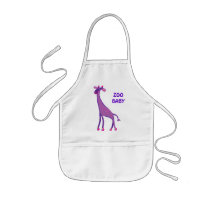 Baby giraffe aprons