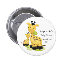 Baby Giraffe Baby Button