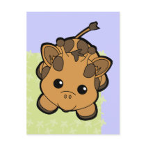 Baby Giraffe Cutie postcards