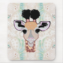 Baby Giraffe mousepads by Perlyyyy Baby Giraffe mousepads