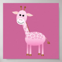 Baby Giraffe/ Nursery Decor Print