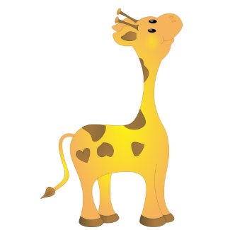 Baby Giraffe stamp