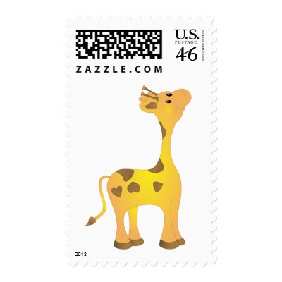 Baby Giraffe Stamp by trennea