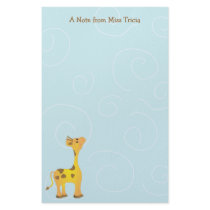 Baby Giraffe Stationery