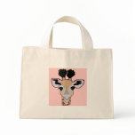 Baby Giraffe Tote Canvas Bags