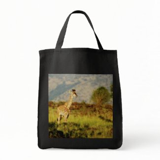Baby giraffe wildlife bags bag