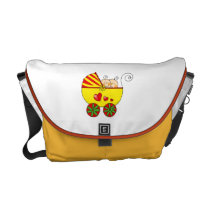 baby girl and boy twins nursery messenger bags