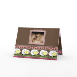 Baby Girl Annoucement  Sheep with your Photo - cards