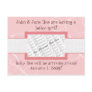 Baby Girl Announcement Postcard