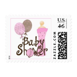Baby Girl Baby Shower stamp