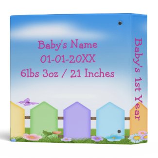 Baby Girl - Backyard 1.5" Binder