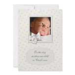 Baby Girl Baptism or Christening Invitations