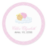 Baby Girl Baptism Sticker