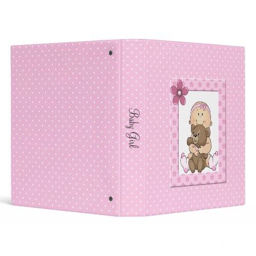 Baby Girl Binder binder