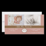 Baby Girl Birth Announcement photo cards
