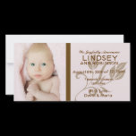 Baby Girl Birth Announcement photo cards