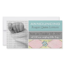 Baby Girl Birth Announcements photo cards
