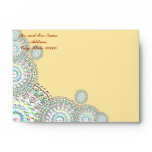Baby Girl Birth or Christening Invite Envelope