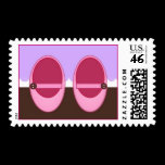 Baby Girl Booties postage stamp