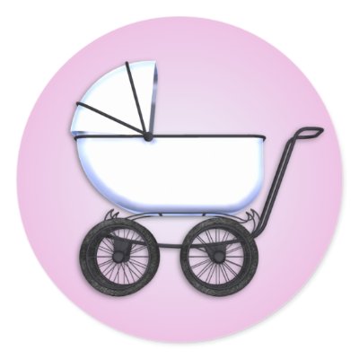 Baby Girl Buggy Sticker by mariannegilliand