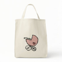 Baby girl buggy with little heart bags