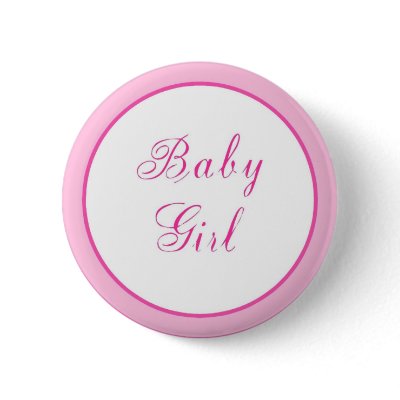 Baby Girl Button Design by StarDesign