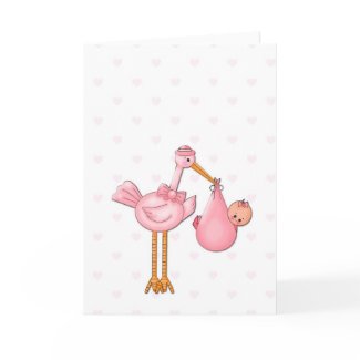 Baby Girl Card card