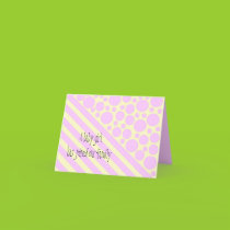 Baby Girl Card