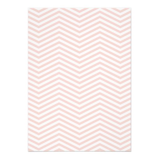 Baby Girl Chevron Sip and See Invitation