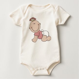 Baby Girl Crawling shirt