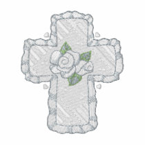 Baby Girl Cross embroidered shirts