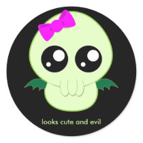 Baby Girl Cthulhu stickers