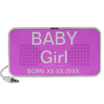 Baby Girl Custom Name Speakers