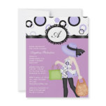 Baby Girl Cute Baby Shower Invites