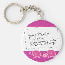 baby girl- elephants keychains